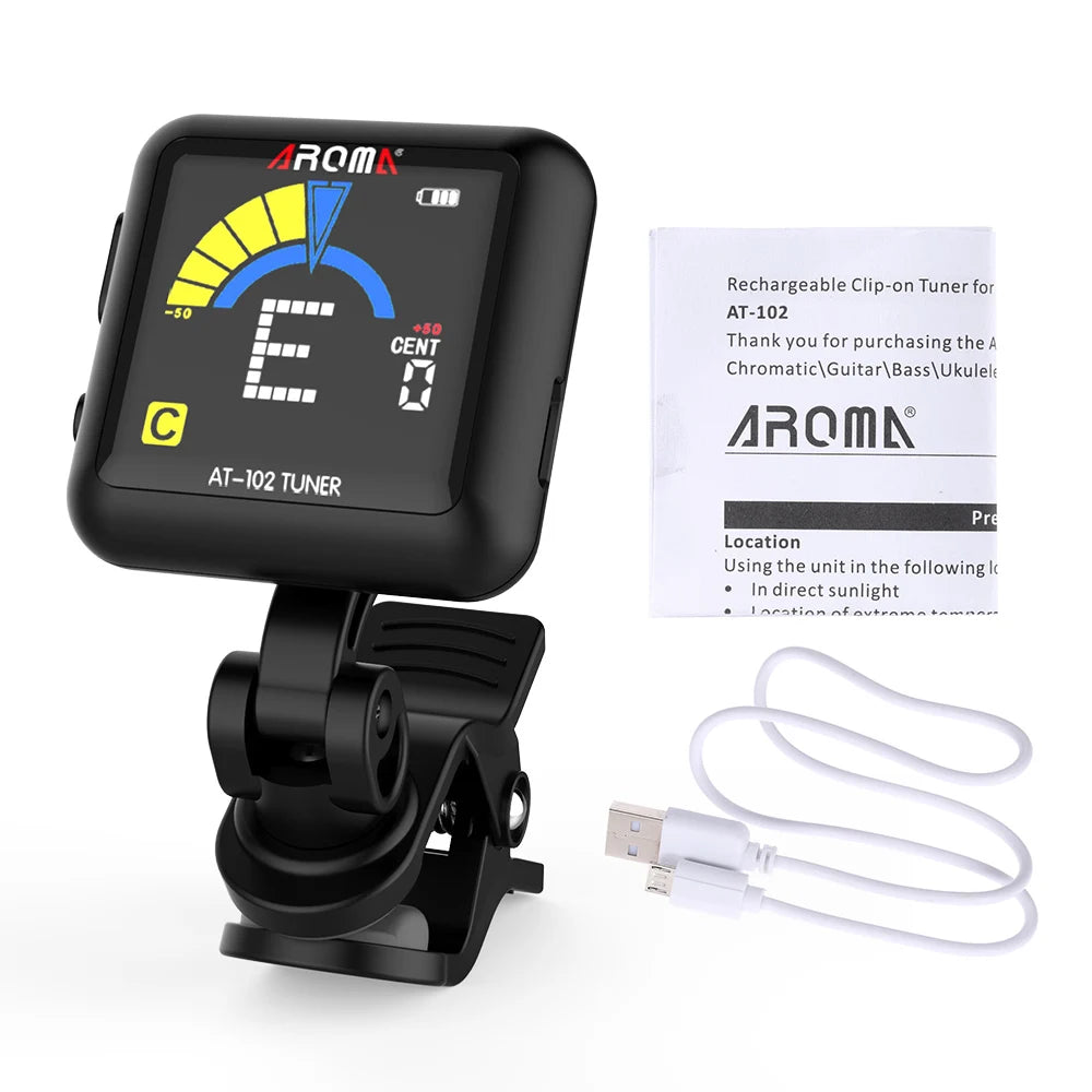 OLED guitar tuner